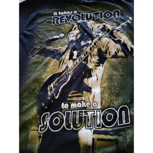 Zion Rootswear Bob Marley "It Takes A Revolution." Size 2XL 2008 Reggae